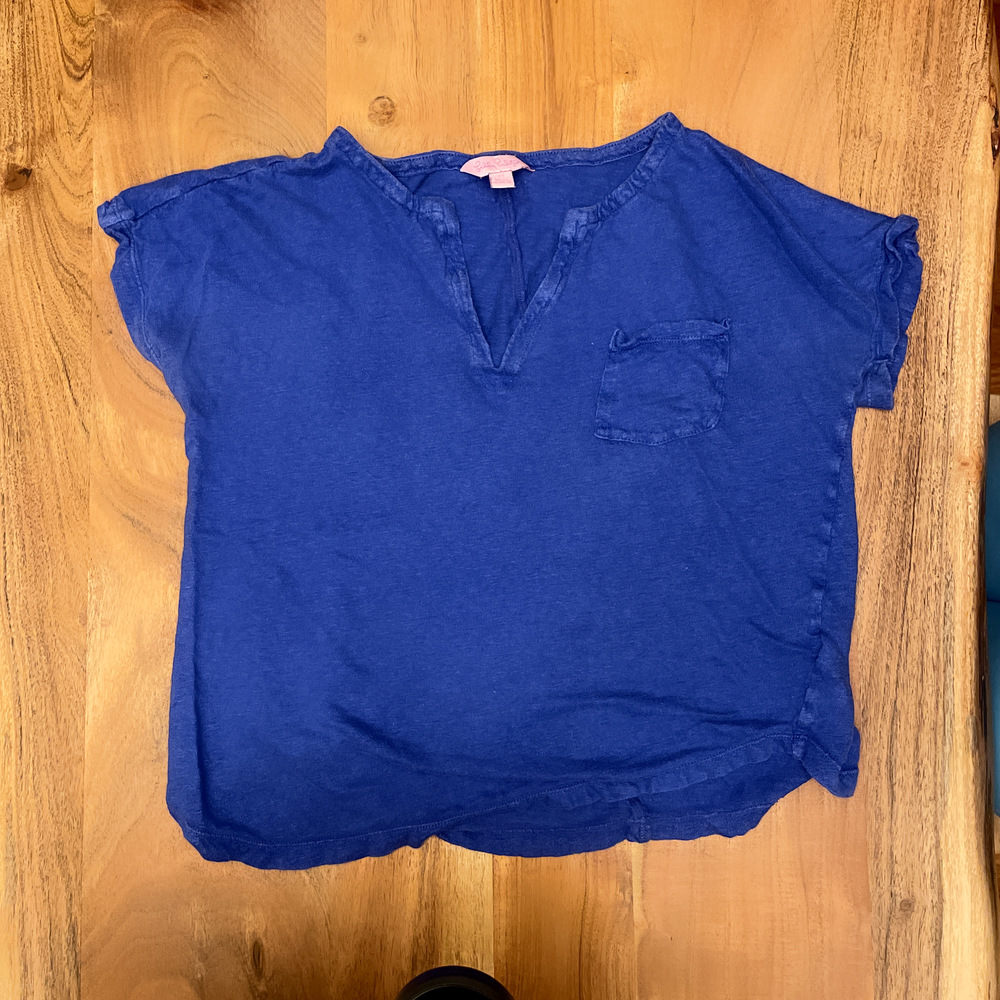 Lilly Pulitzer Blue Loose Tee